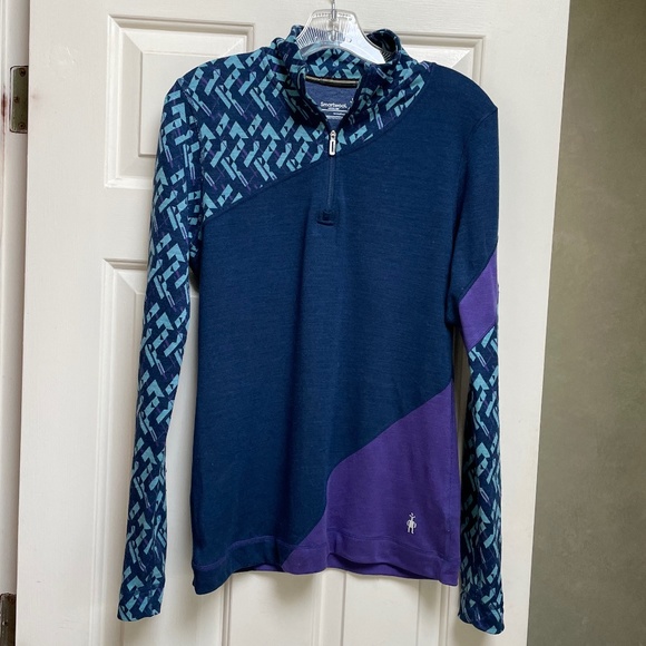 Smartwool Sweaters - Smartwool 1/4 zip merino wool sweater L